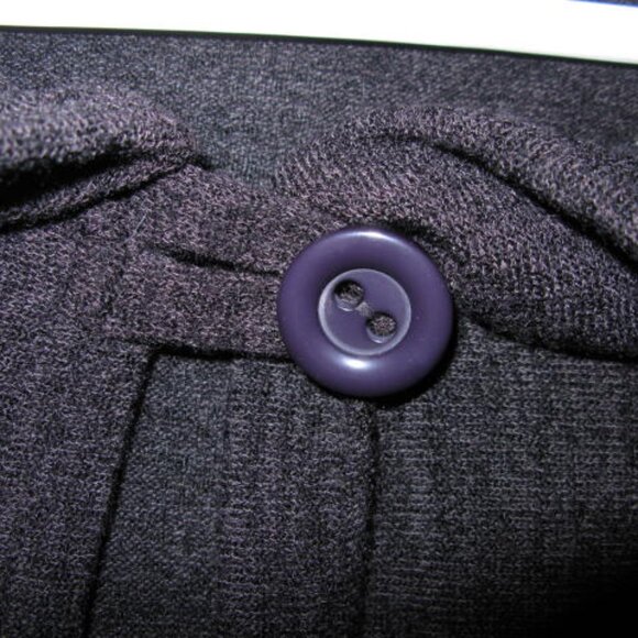 Cute Cape Style Cardigan Size XL Charcoal color - Picture 2 of 5